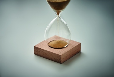 Logo trade promotional items image of: 5 minute sand hourglass