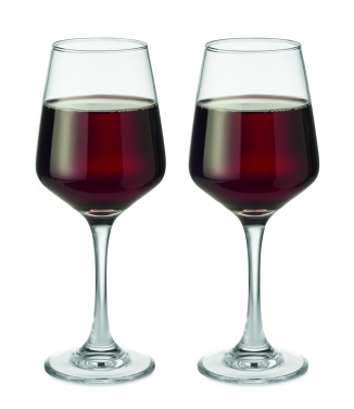 Logotrade promotional gift picture of: Set of 2 wine glasses