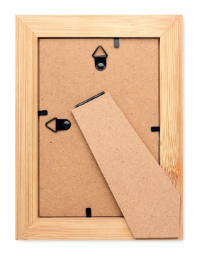 Logo trade corporate gifts picture of: Bamboo photo frame