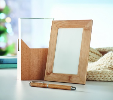 Logotrade promotional items photo of: Bamboo photo frame