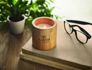 Logotrade promotional merchandise picture of: Plant based wax candle 160 gr