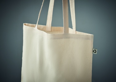 Logo trade advertising products image of: Recycled cotton shopping bag