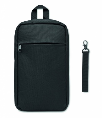 Logo trade promotional giveaways picture of: Cross chest bag in 600D Rpet
