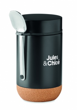 Logo trade promotional giveaways image of: Double wall storage jar 400 ml