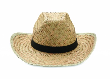 Logo trade corporate gifts picture of: Natural straw cowboy hat