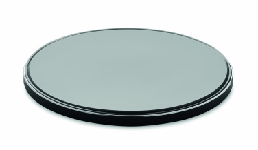 Logo trade business gifts image of: Glass wireless 10W charger