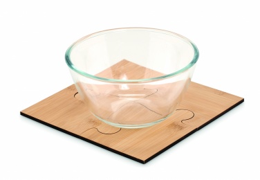 Logo trade promotional merchandise photo of: Set of 4 puzzle coasters