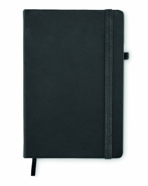 Logo trade promotional products image of: Recycled Leather A5 notebook