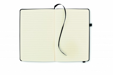 Logo trade corporate gifts picture of: Recycled Leather A5 notebook