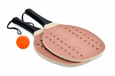 Logotrade promotional merchandise photo of: Rosewood beach tennis set