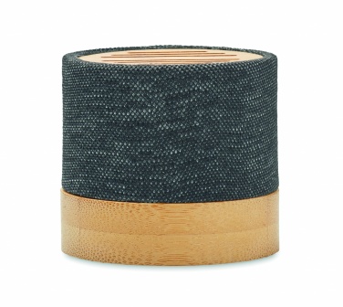 Logotrade promotional item picture of: Bamboo RPET wireless speaker