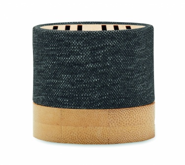 Logotrade promotional merchandise picture of: Bamboo RPET wireless speaker