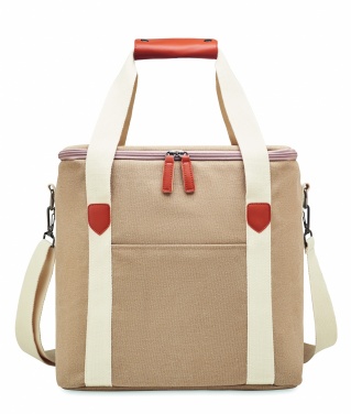 Logotrade promotional item image of: Large cooler bag canvas 450gr/m