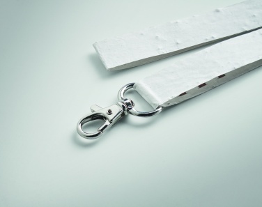 Logotrade promotional product picture of: Seed paper lanyard w/hook