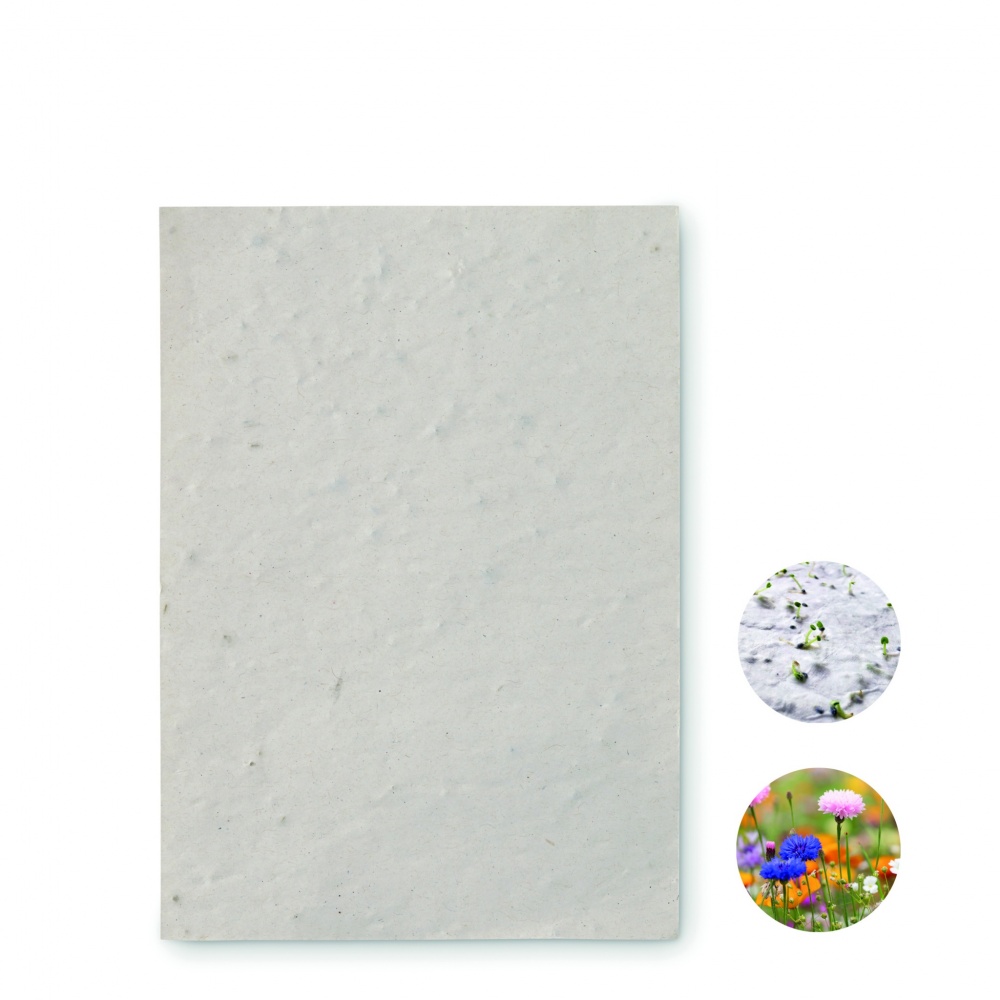 Logotrade corporate gift picture of: A6 wildflower seed paper sheet