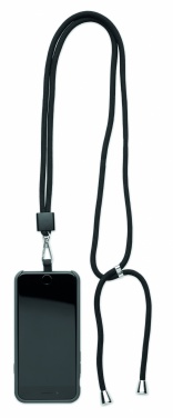 Logo trade promotional gift photo of: RPET Phone holder lanyard