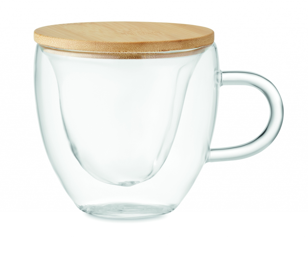 Logo trade advertising product photo of: Double wall borosilicate glass