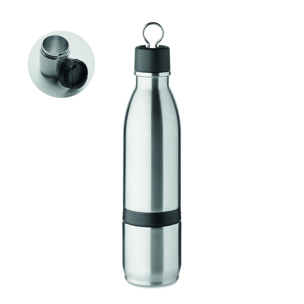 Logotrade promotional gift picture of: 2 in 1 double wall bottle 500ml