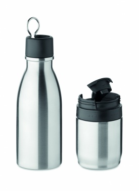 Logo trade promotional products picture of: 2 in 1 double wall bottle 500ml