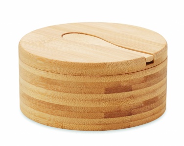 Logo trade corporate gifts image of: Salt and pepper bamboo box