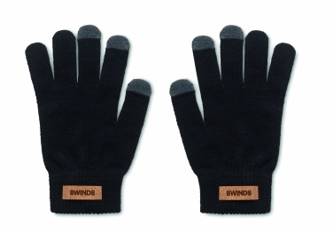 Logo trade corporate gift photo of: RPET tactile gloves