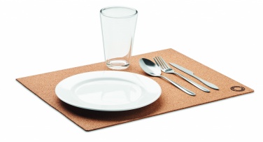 Logo trade promotional item photo of: Placemat in cork