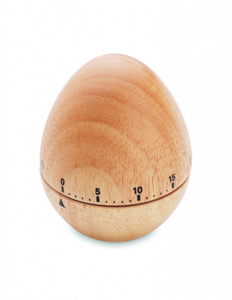 Logo trade promotional giveaways picture of: Pine wood egg timer