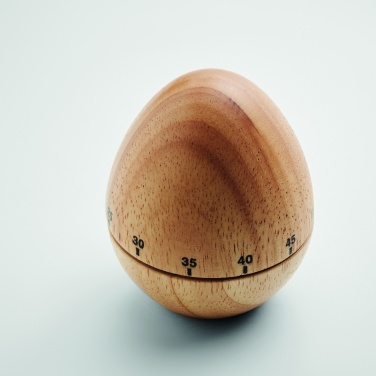 Logo trade advertising products picture of: Pine wood egg timer
