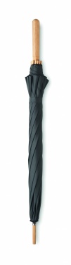 Logo trade corporate gifts picture of: 23,5 inch RPET/bamboo umbrella