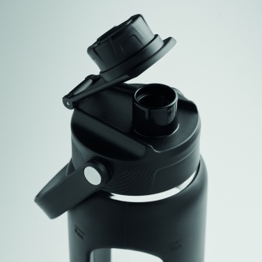 Logotrade promotional giveaways photo of: Glass bottle with sleeve 750 ml