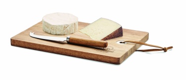 Logotrade advertising products photo of: Acacia wood cheese board set Hannover