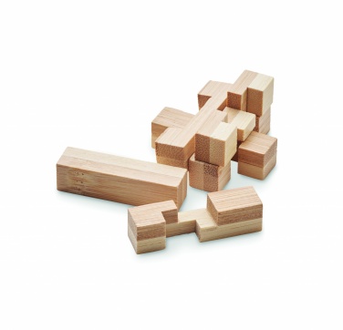 Logotrade promotional giveaways photo of: Bamboo brain teaser puzzle