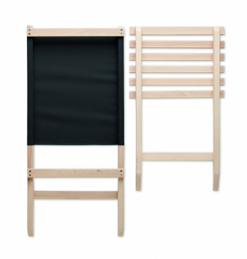 Logotrade corporate gift image of: Foldable wooden beach chair