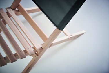 Logotrade promotional gift image of: Foldable wooden beach chair