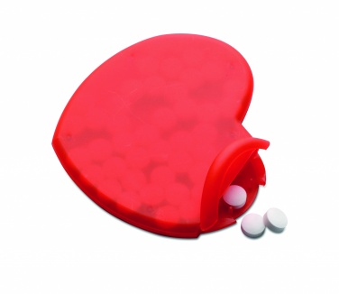 Logotrade promotional gift picture of: Heart shape peppermint box