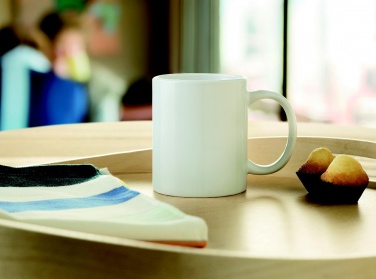 Logo trade promotional giveaways picture of: Sublimation ceramic mug 300 ml