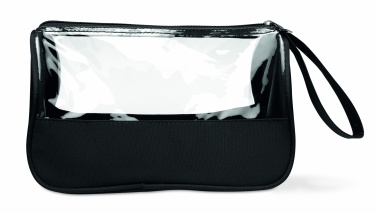 Logo trade corporate gift photo of: Toiletry bag microfiber w PVC