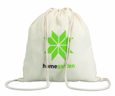 Logotrade promotional item picture of: 100gr/m² cotton drawstring bag