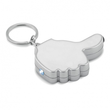 Logotrade promotional item picture of: Thumbs up led light w/key ring Valmiera