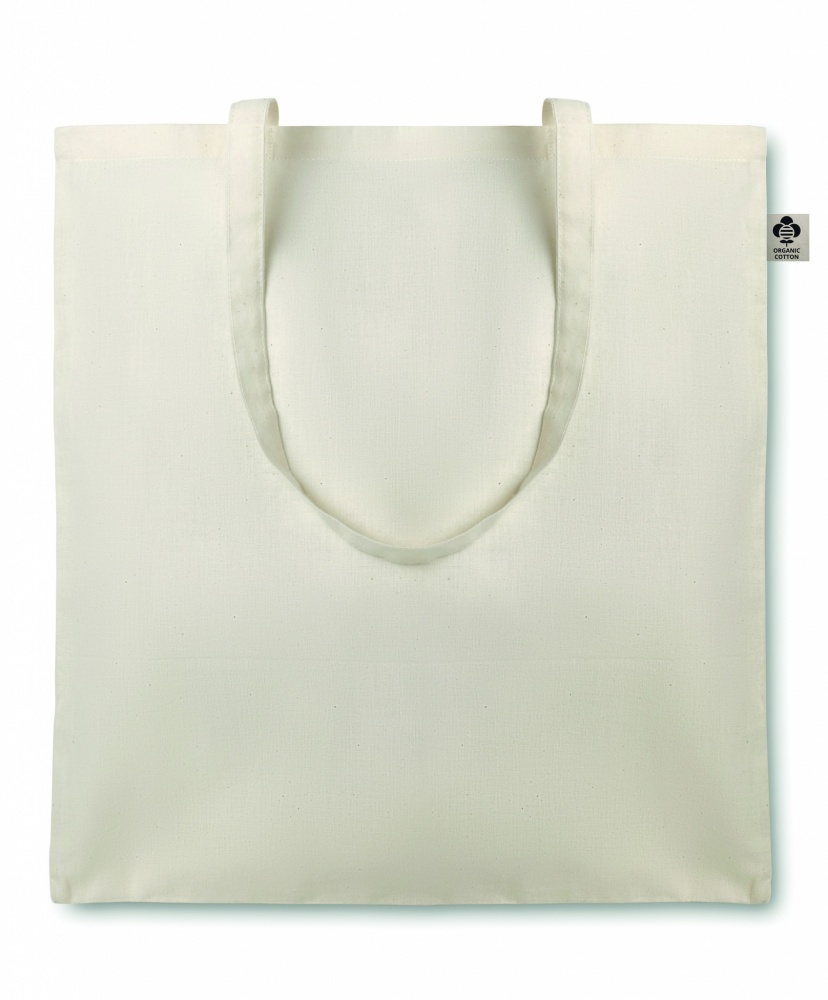 Logo trade promotional merchandise picture of: 105gr/m² organic cotton bag