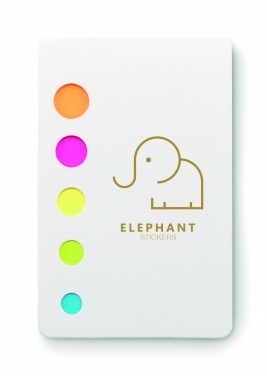 Logo trade promotional products image of: Page markers pad