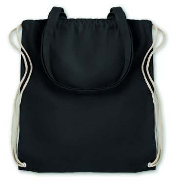 Logo trade business gifts image of: 220gr/m² canvas 2 function bag