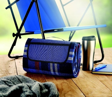 Logo trade promotional giveaways image of: Acrylic picnic blanket