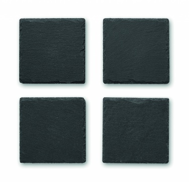 Logotrade promotional merchandise image of: Slate coasters with EVA bottom