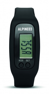 Logo trade promotional items image of: Pedometer bracelet FIT SET