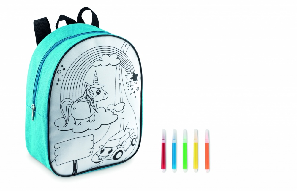 Logotrade promotional merchandise picture of: Backpack with 5 markers
