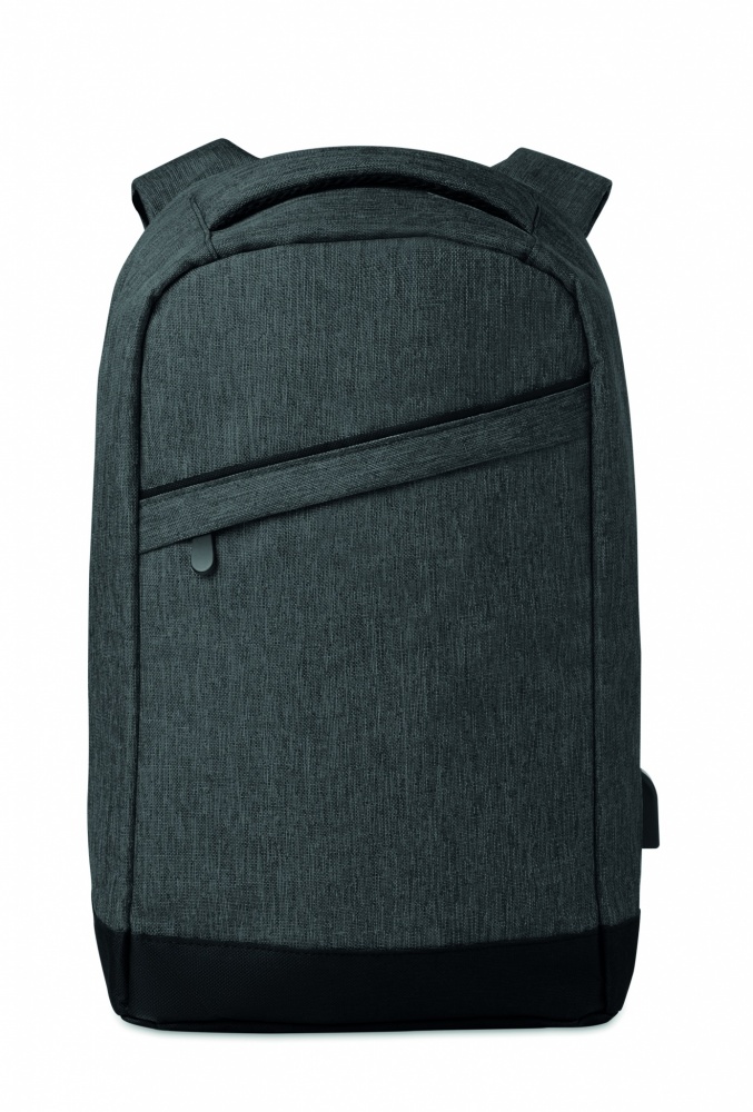 Logo trade promotional products picture of: 2 tone backpack incl USB plug