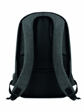Logo trade promotional giveaways image of: 2 tone backpack incl USB plug