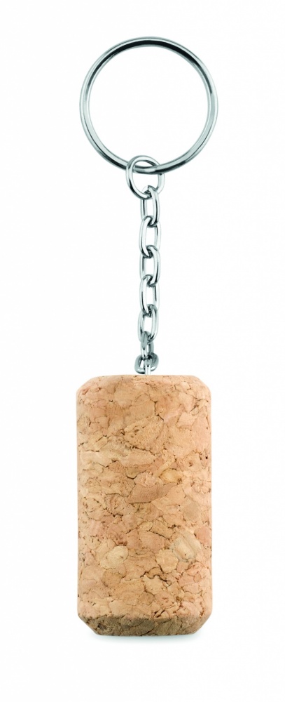 Logo trade promotional items image of: Wine cork key ring Sigulda