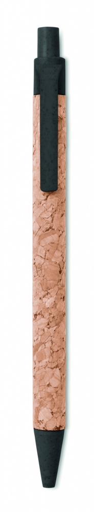 Logotrade promotional merchandise picture of: Cork/ Wheat Straw/ABS ball pen